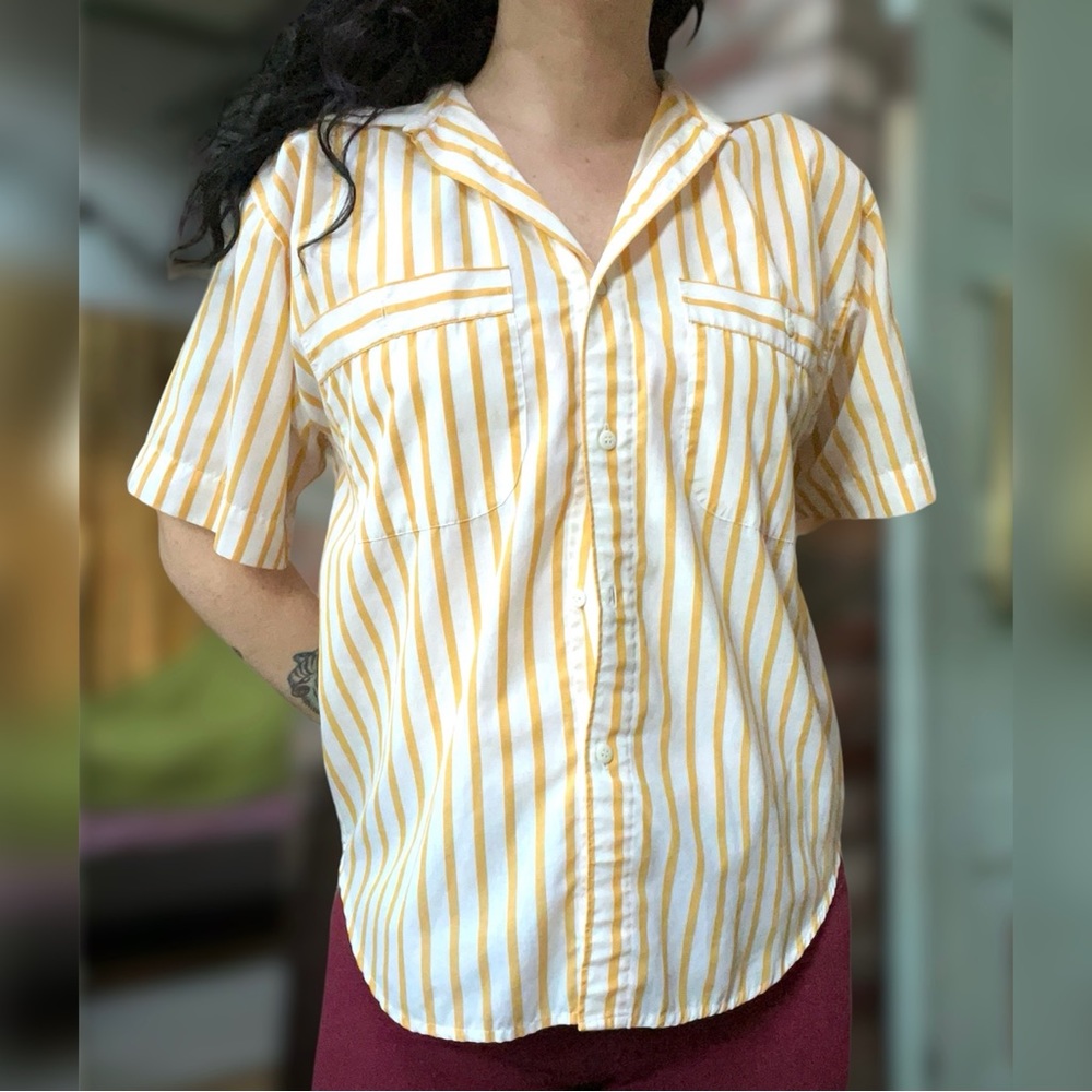 Vintage Reed Hunter Striped Button Up